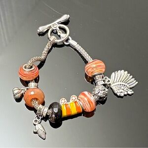 🧡 Autumn Harvest Charm Bracelet